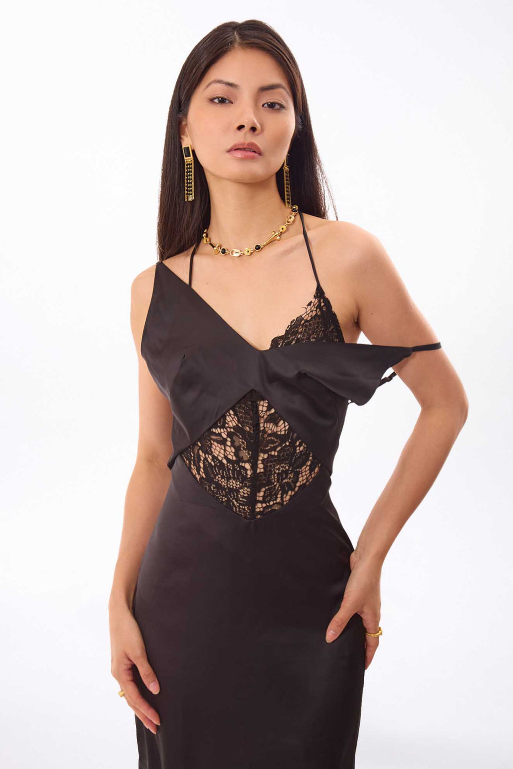 Lace Slip Maxi Dress