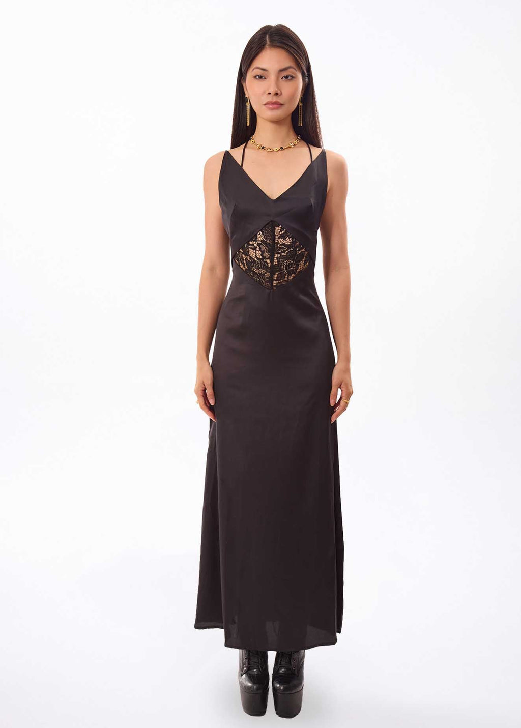 Lace Slip Maxi Dress