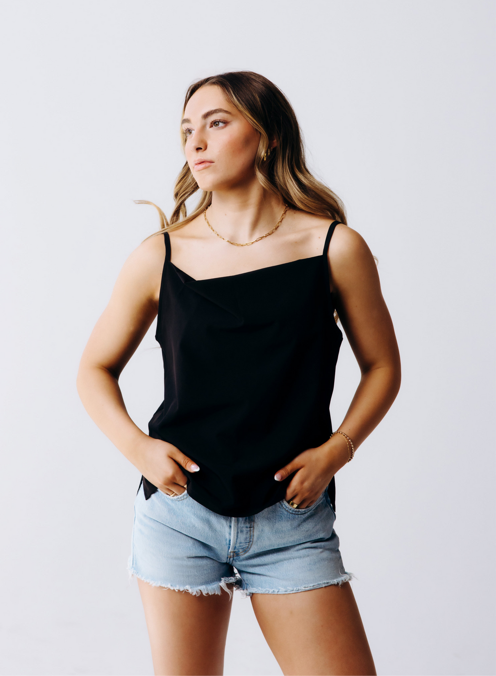 Cowl Neck Cami Top