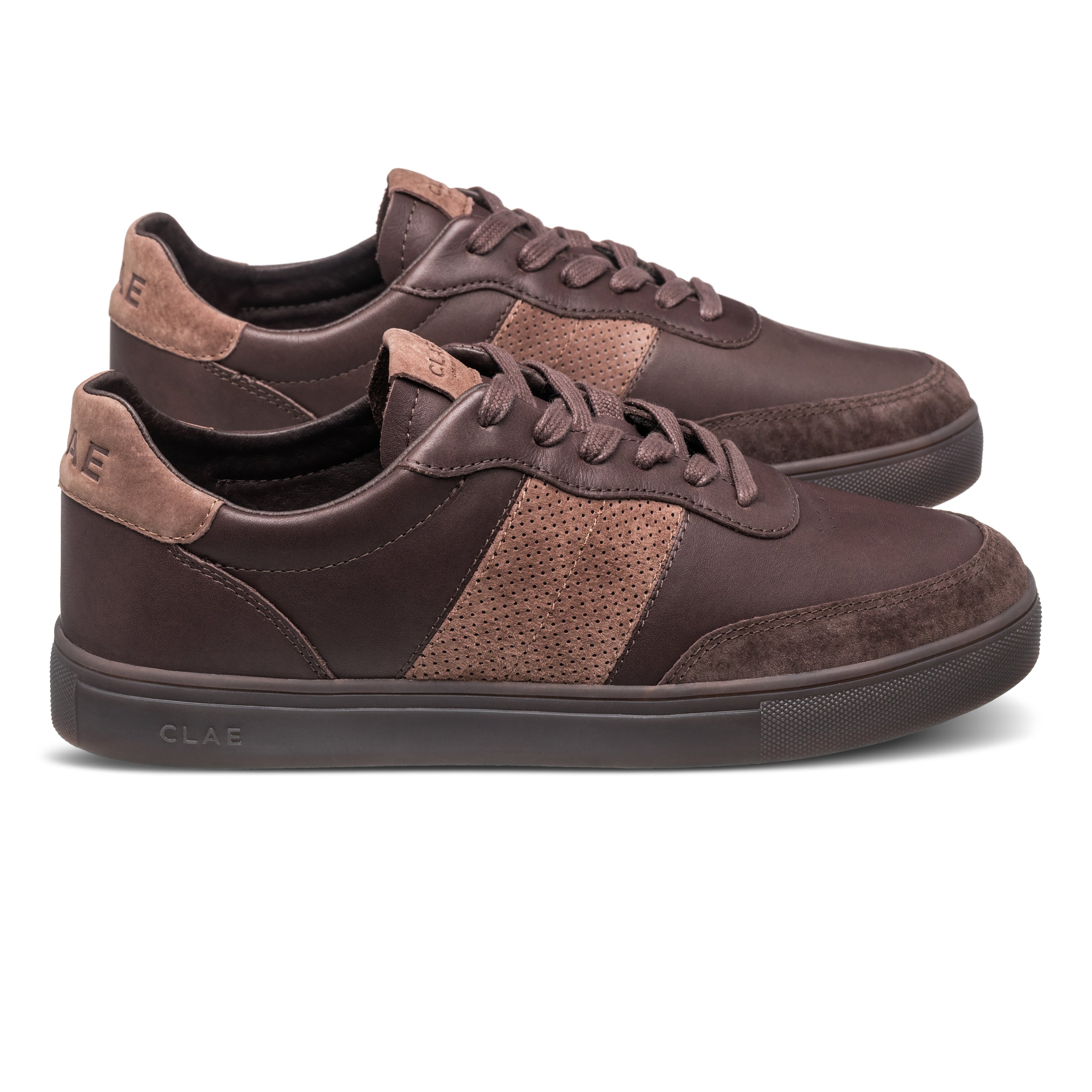 DAVIS Casual Sneaker Java/Deep Taupe by CLAE