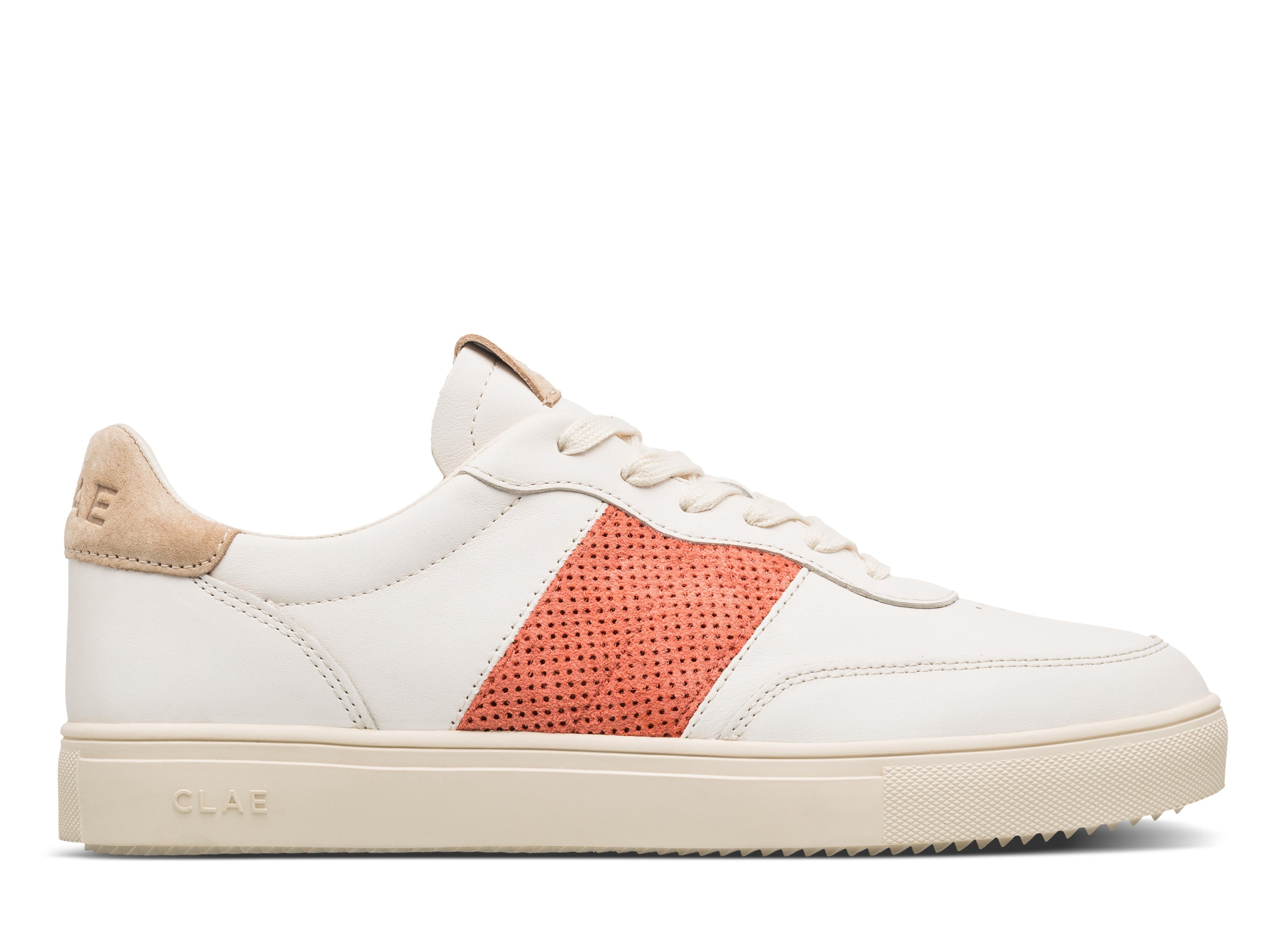 DAVIS Casual Sneaker White/Orange by CLAE