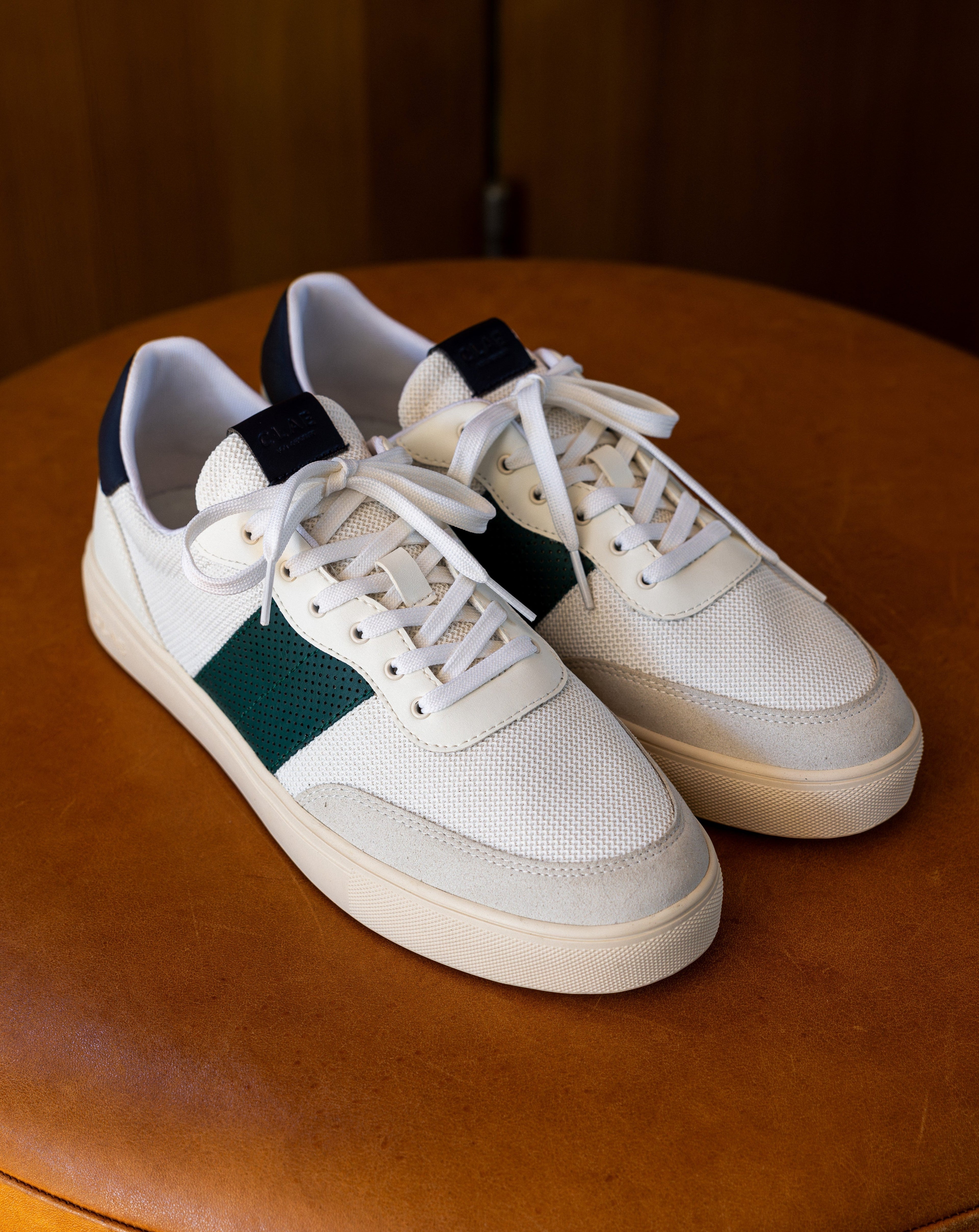 DAVIS Casual Sneaker White/Green by CLAE