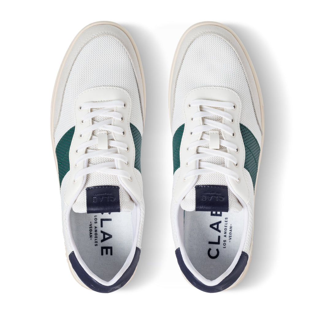DAVIS Casual Sneaker White/Green by CLAE