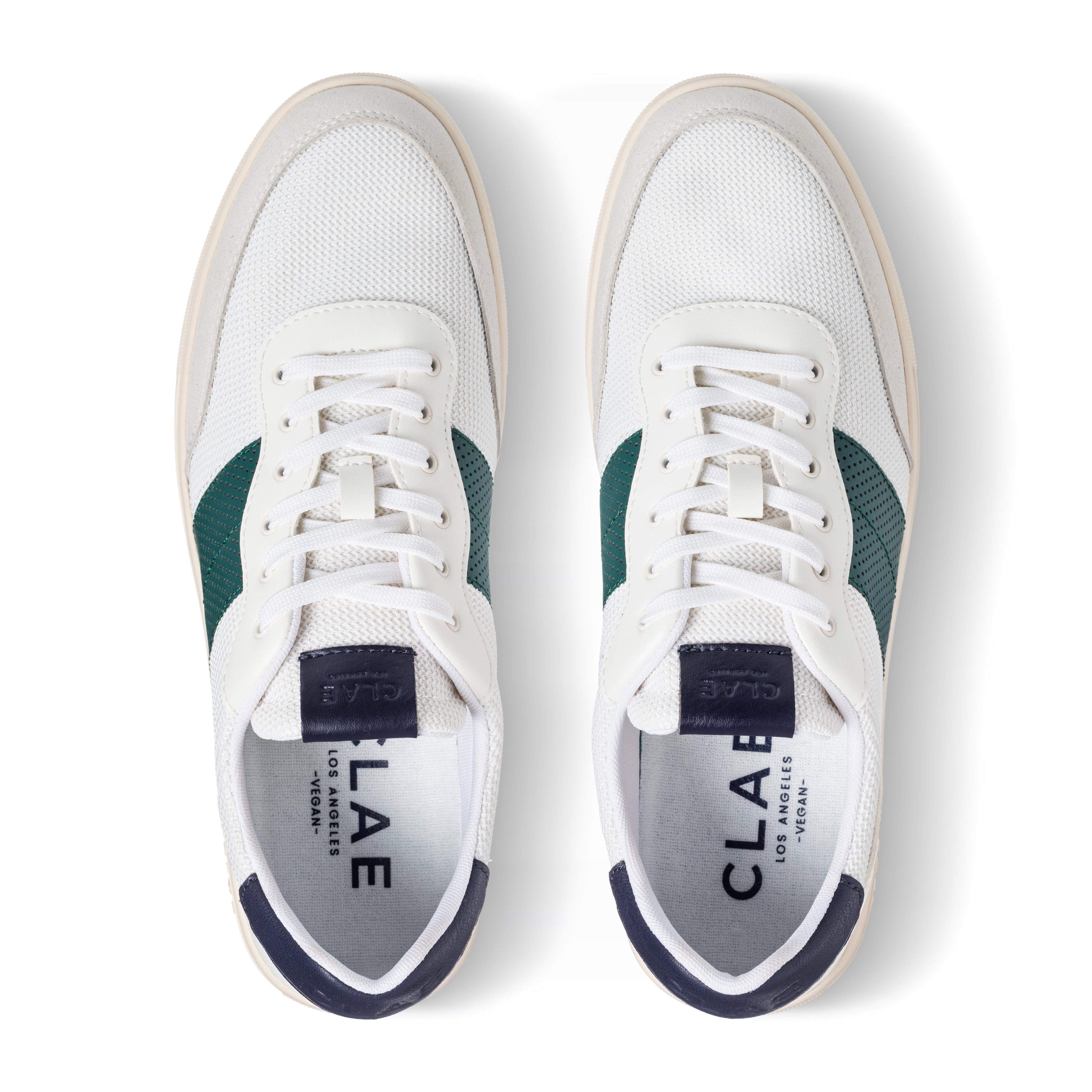 DAVIS Casual Sneaker White/Green by CLAE