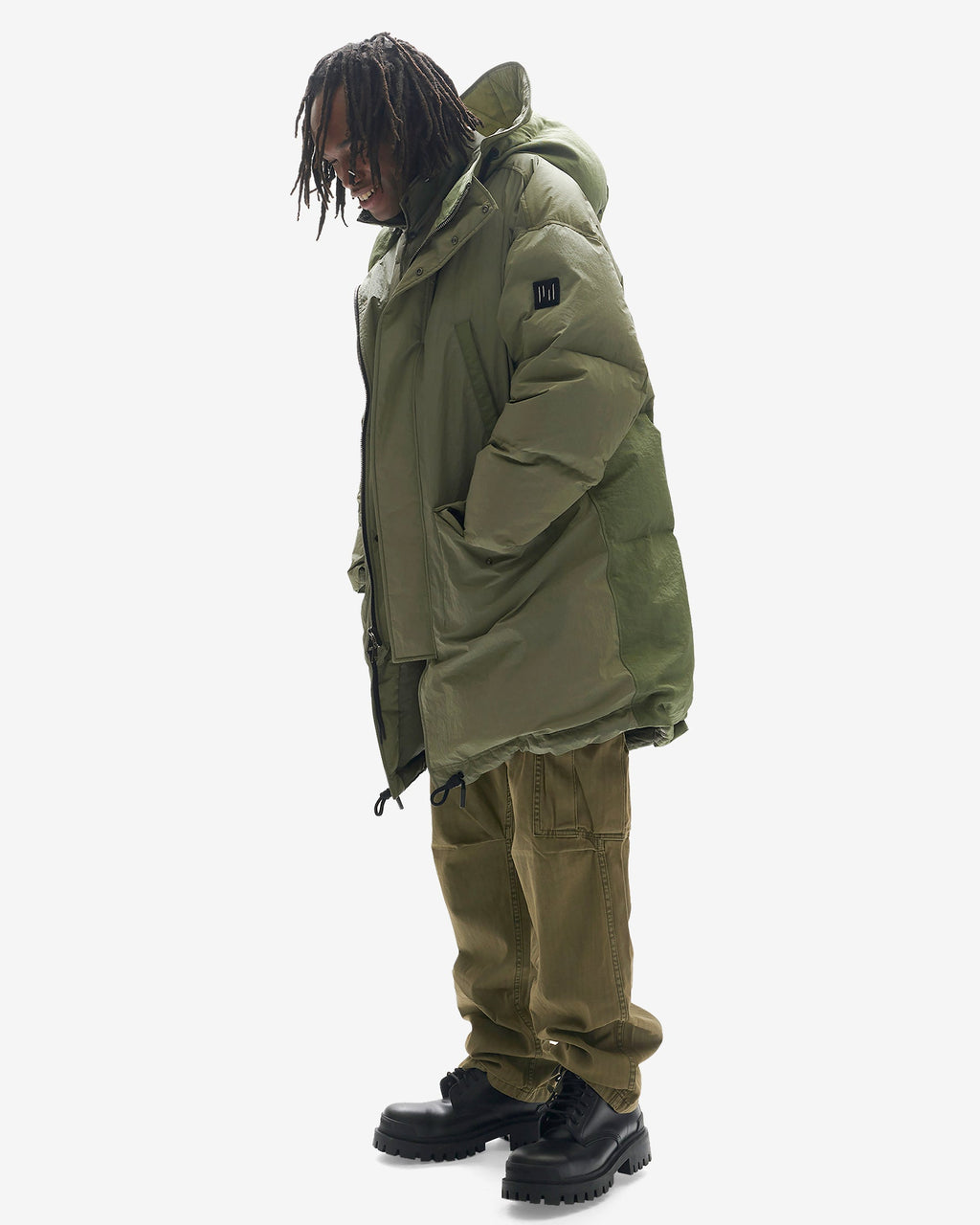 Holden Outerwear Long Down Puffer | Stone Green