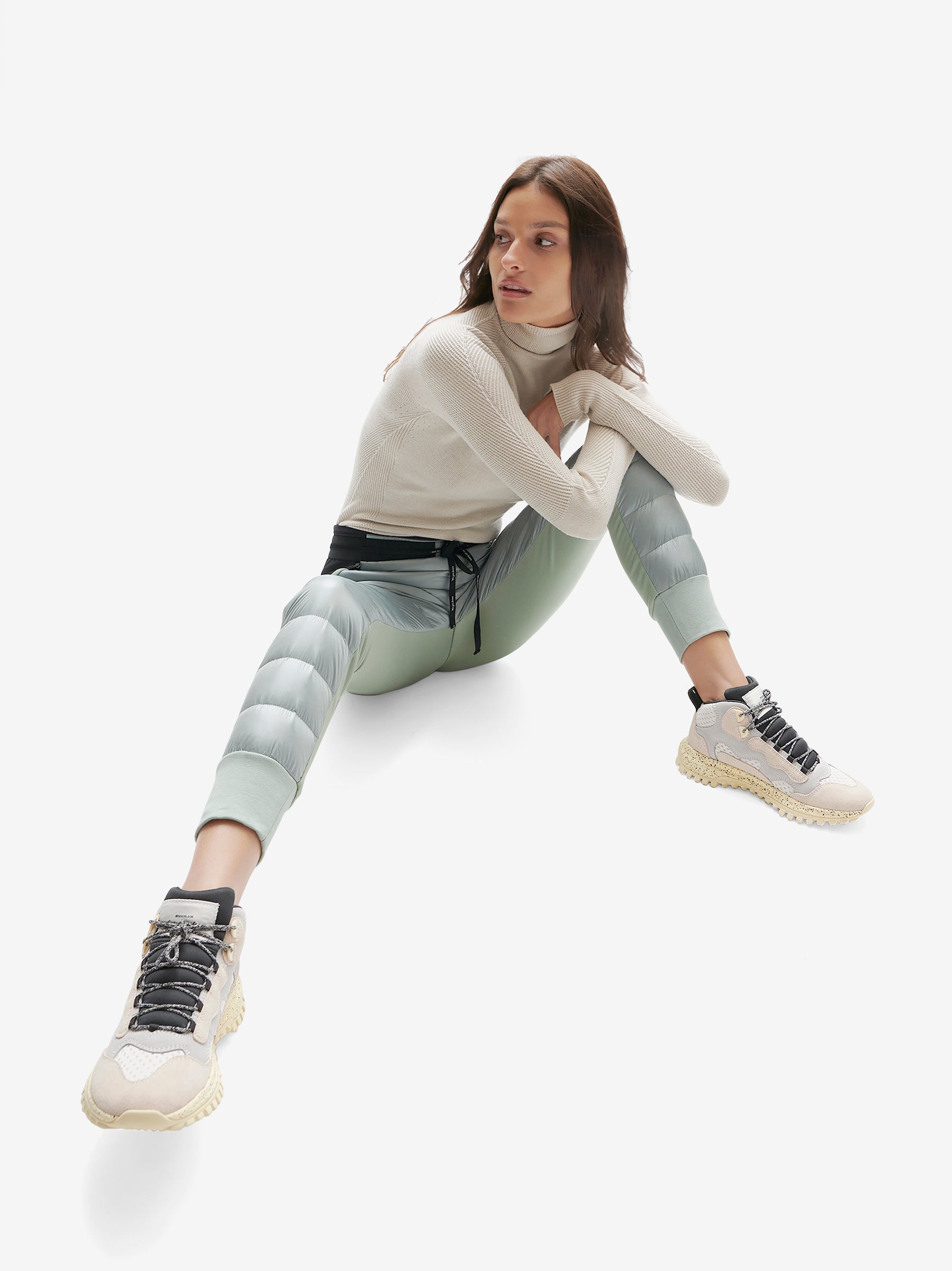 Hybrid Down Jogger | Slate Gray