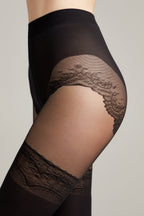 Fantasy Tights Conte Delight with Lace Panties Stockings Imitation
