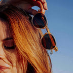 Ganges Unisex Wood and Bio Acetate Sunglasses