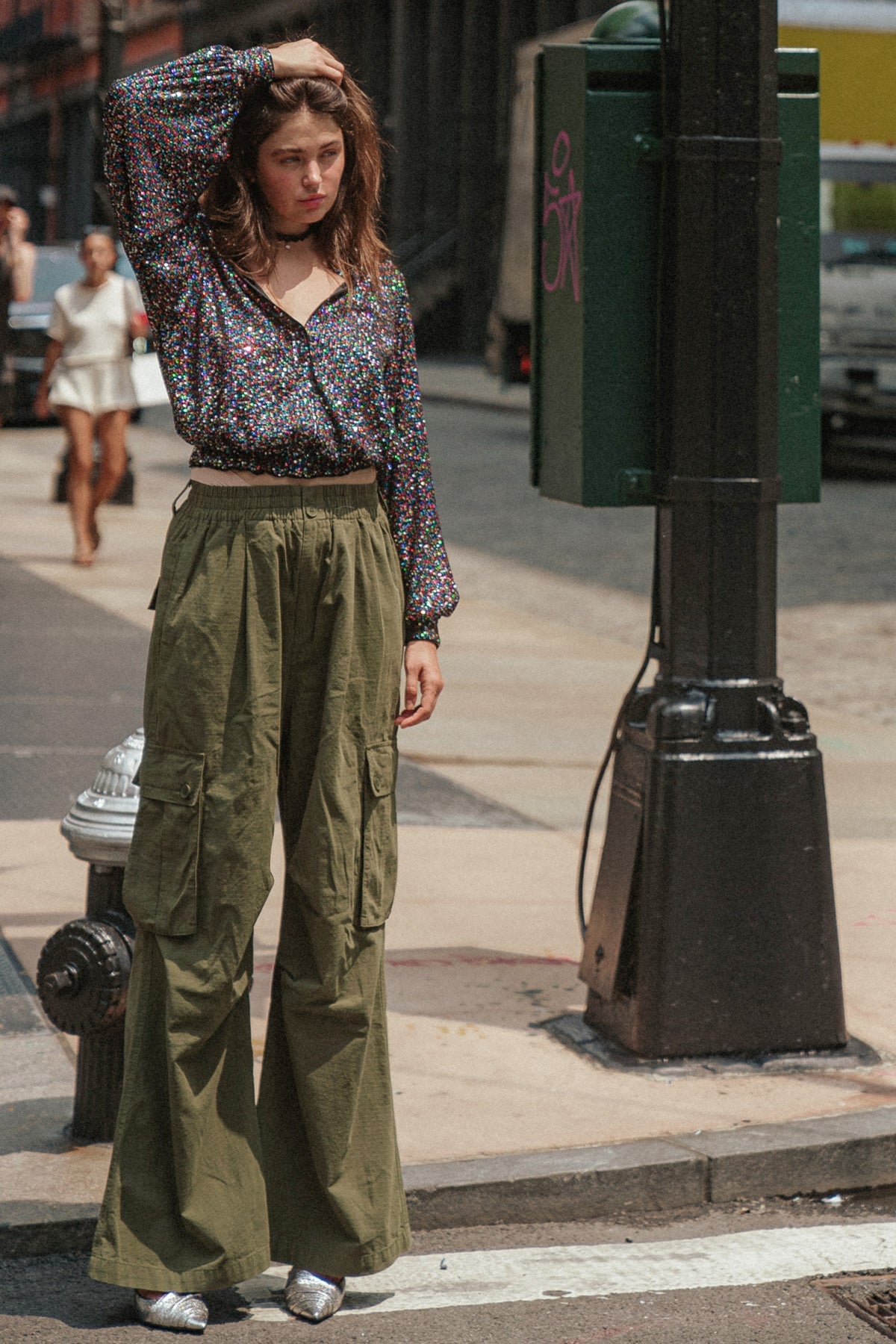 Freedom Calls Sequin Top