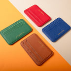Mag Safe Leather Wallet with RFID | Green