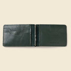 Bifold Money Clip Wallet | Forest Green