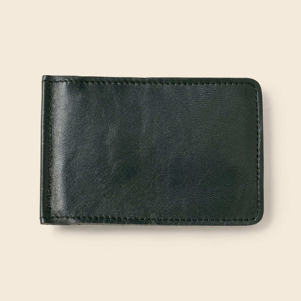 Bifold Money Clip Wallet | Forest Green