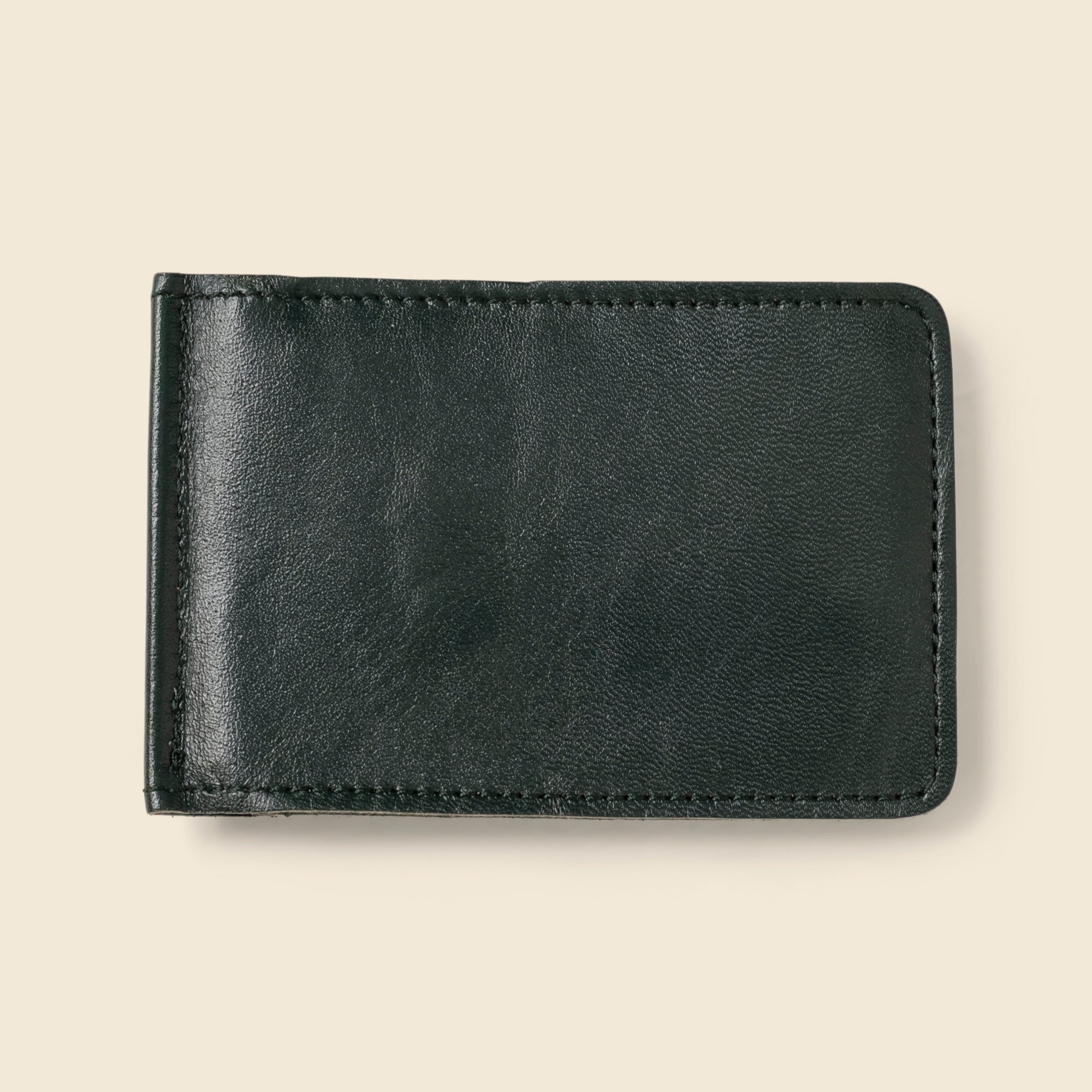 Bifold Money Clip Wallet | Forest Green