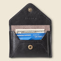 Mini Envelope Wallet with RFID Protection | Black