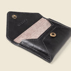 Mini Envelope Wallet with RFID Protection | Black