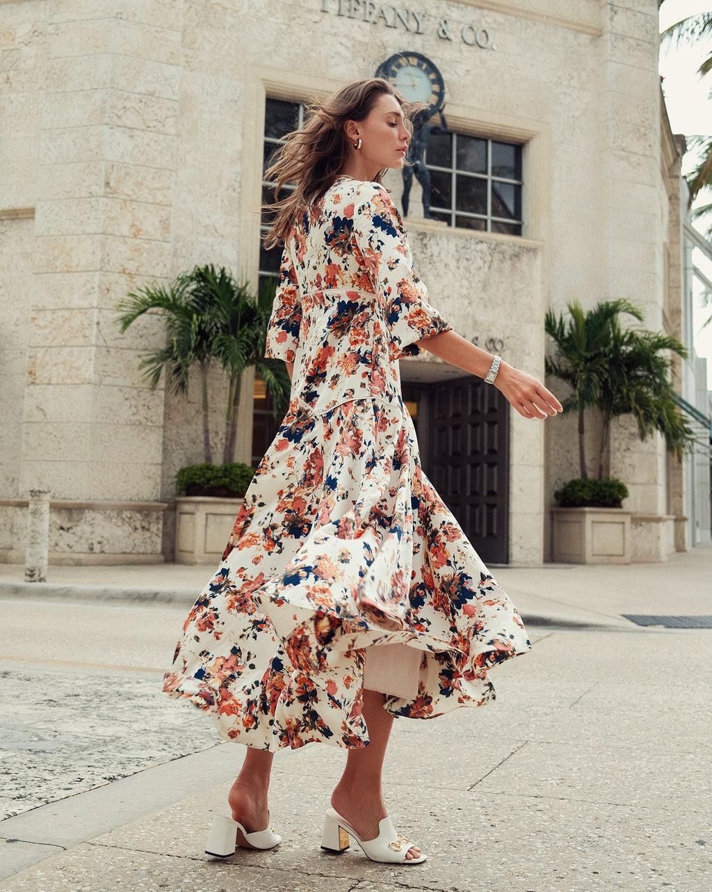 Floral Piping Dress
