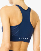 Ashton Sports Bra | Navy Blue