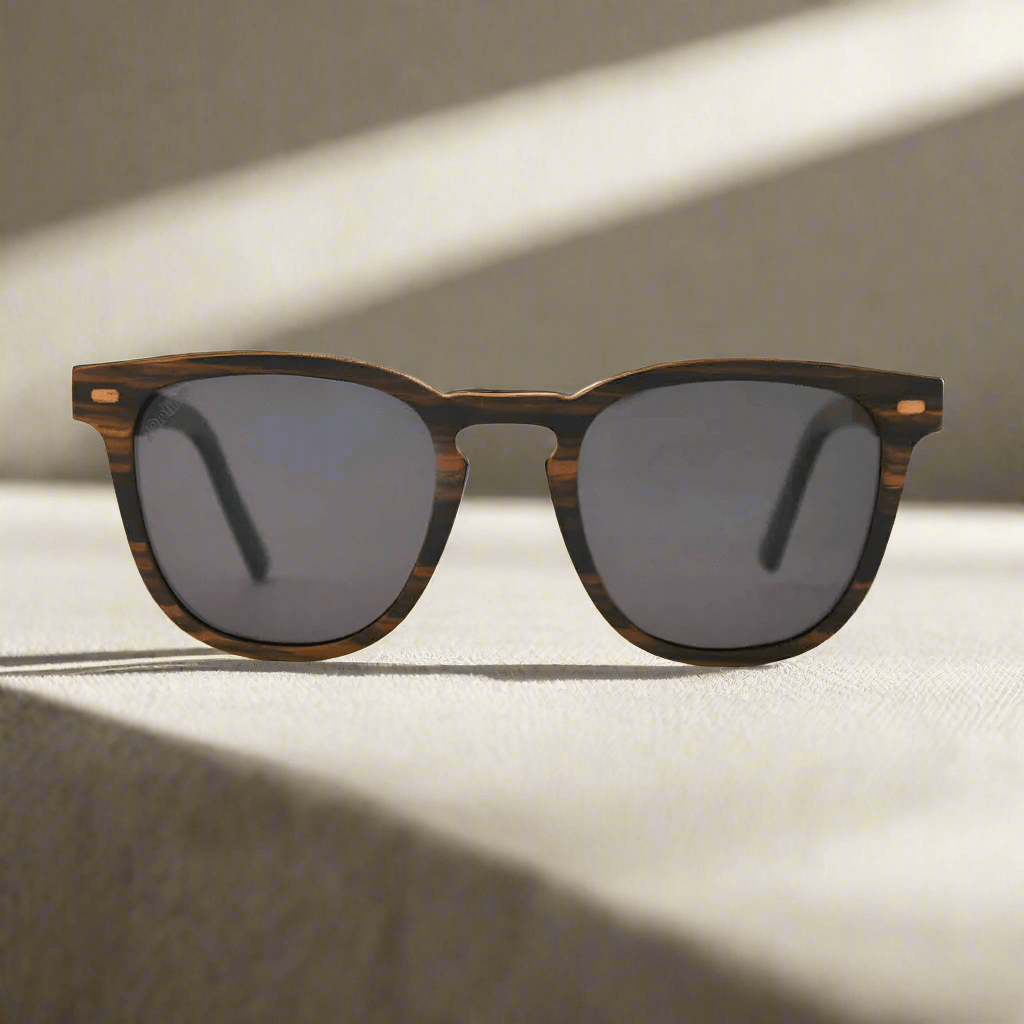 Lark Unisex Wooden Sunglasses
