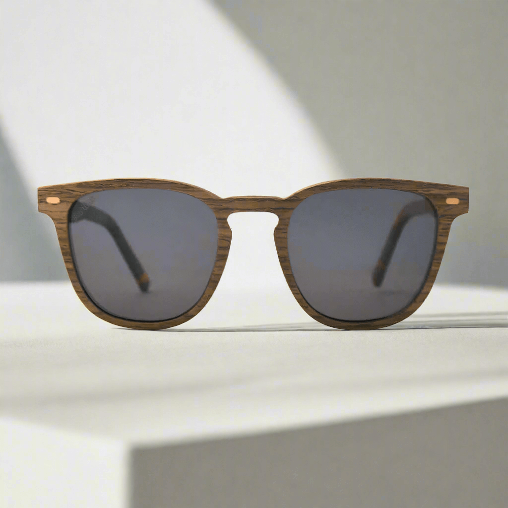 Lark Unisex Wooden Sunglasses