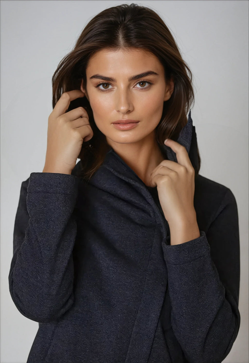 Dakota Hoodie Sweatshirt Jacket | Charcoal