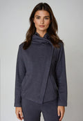 Dakota Hoodie Sweatshirt Jacket | Charcoal