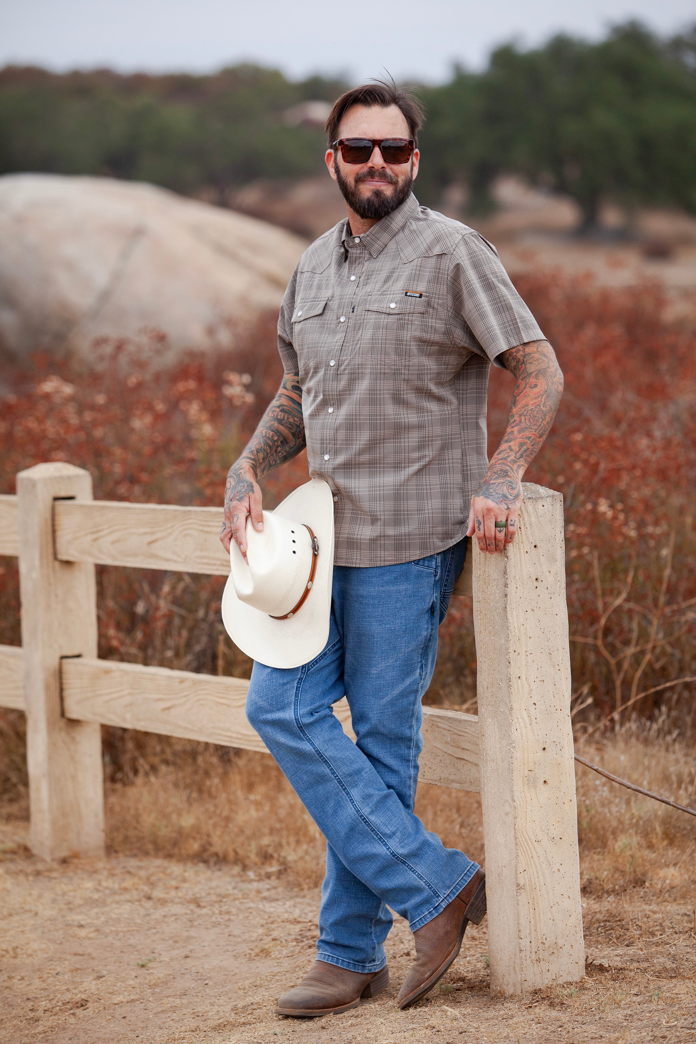 Deke SS Shirt | Beluga Brown