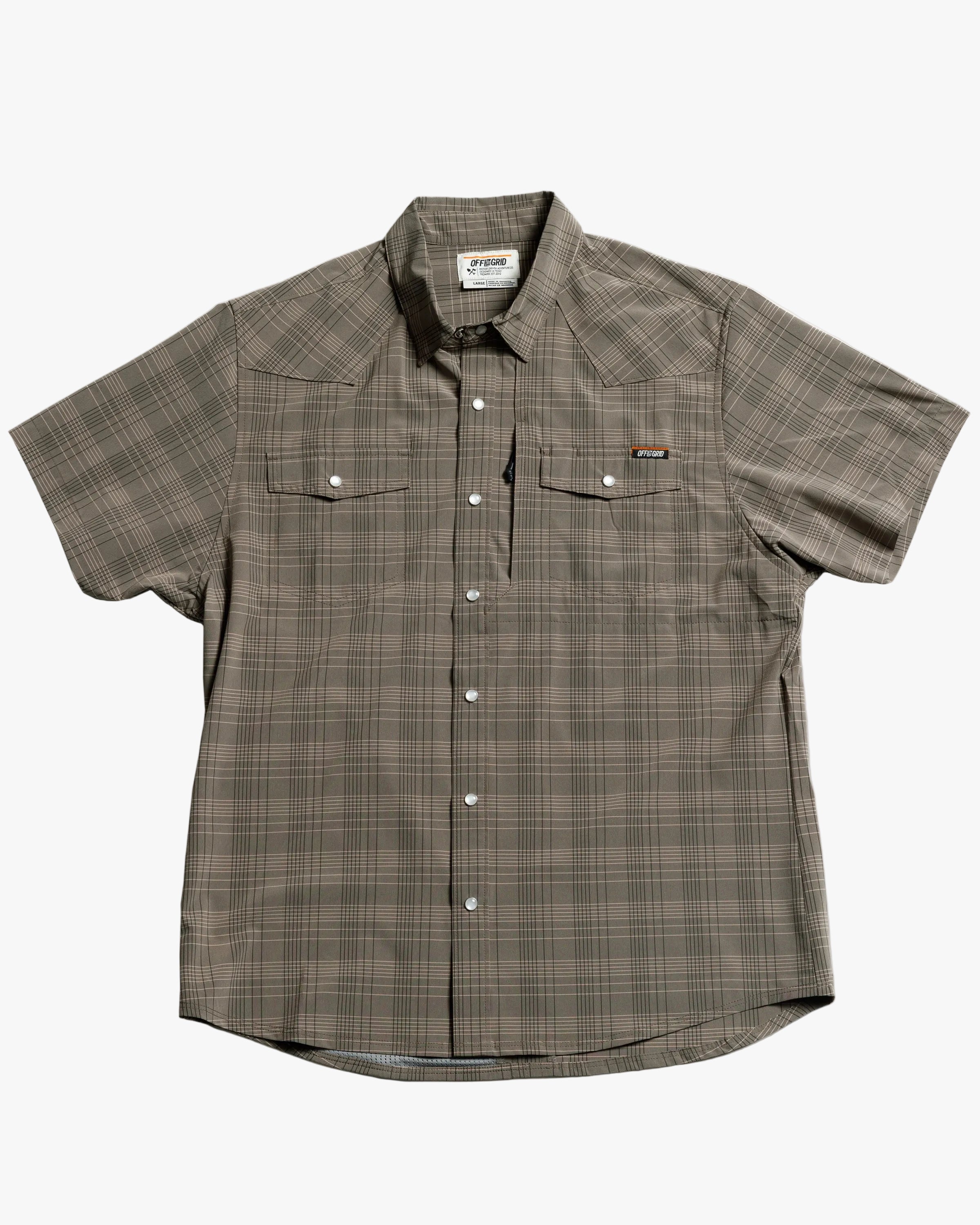 Deke SS Shirt | Beluga Brown