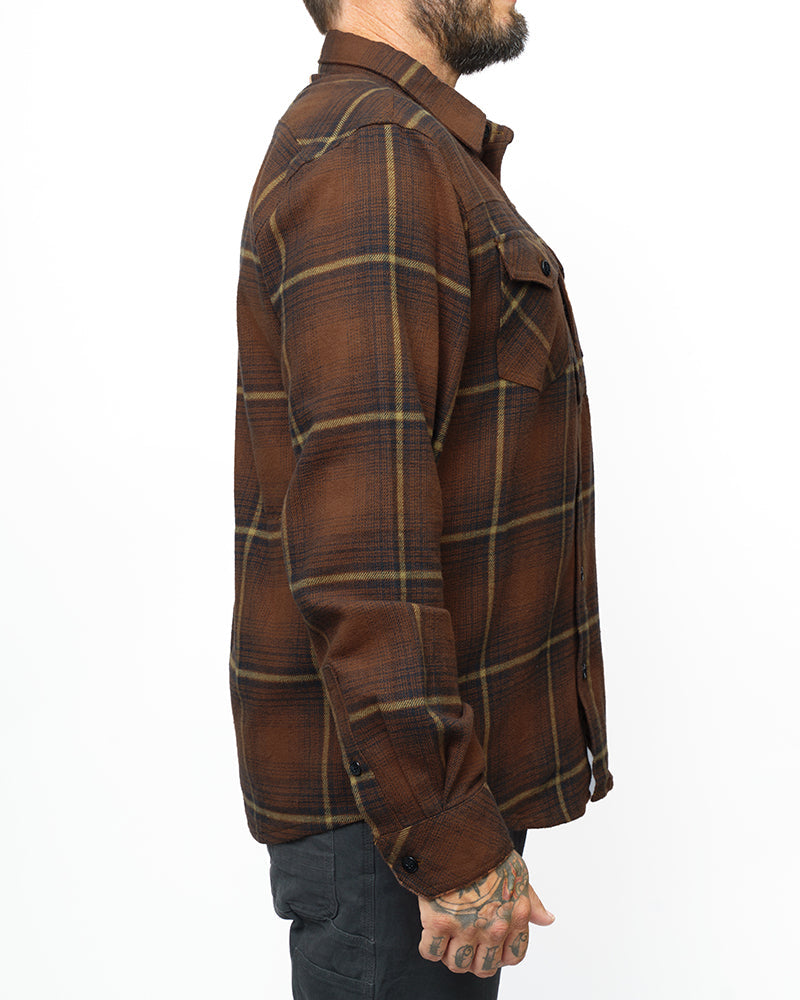 Destroyer Flannel | Burnt Brown