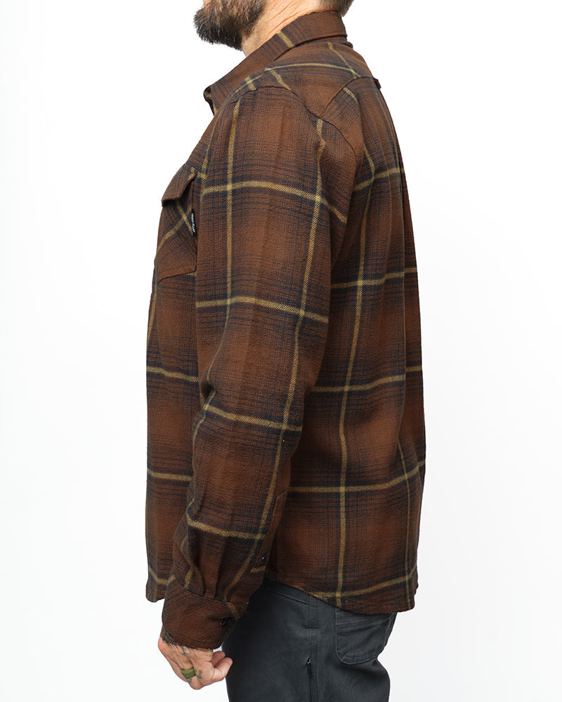 Destroyer Flannel | Burnt Brown