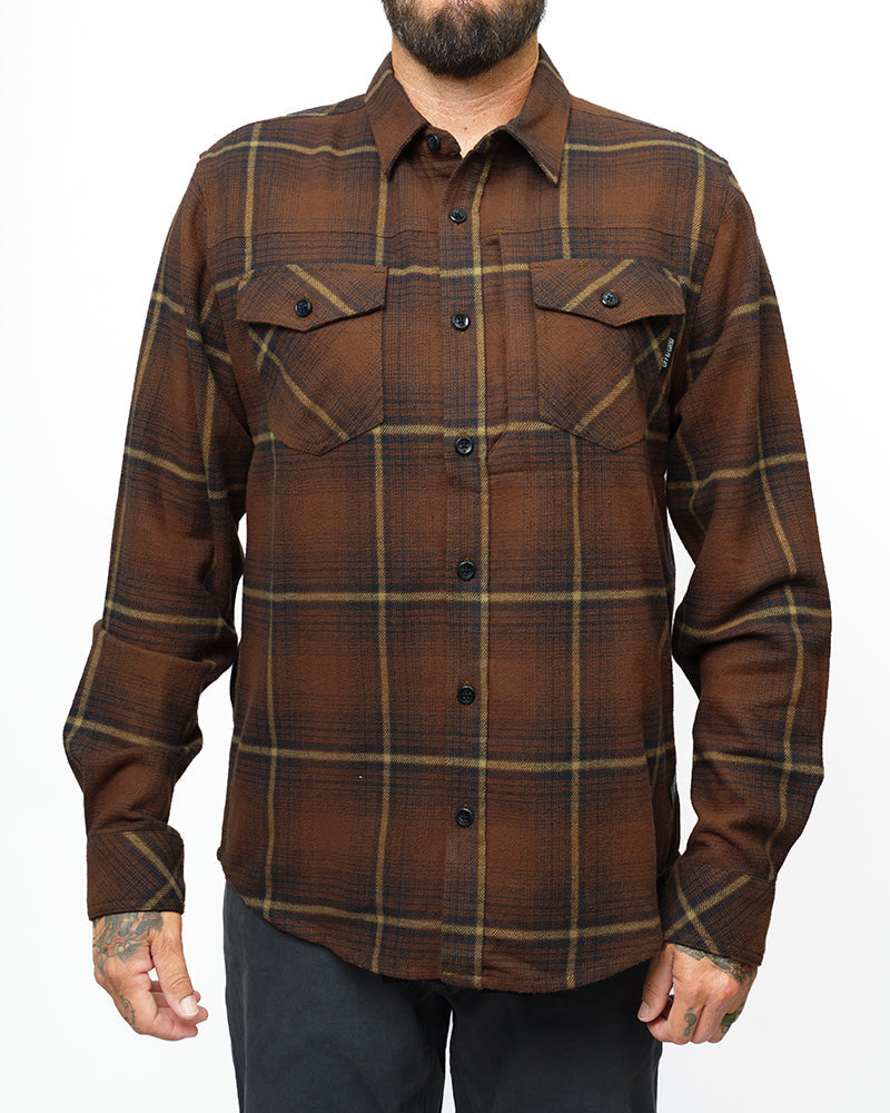 Destroyer Flannel | Burnt Brown