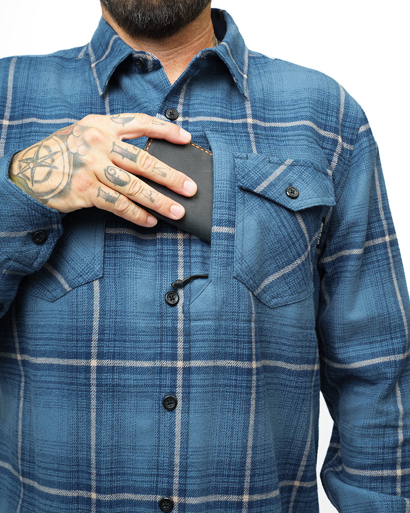 Destroyer Flannel | Pale Blue