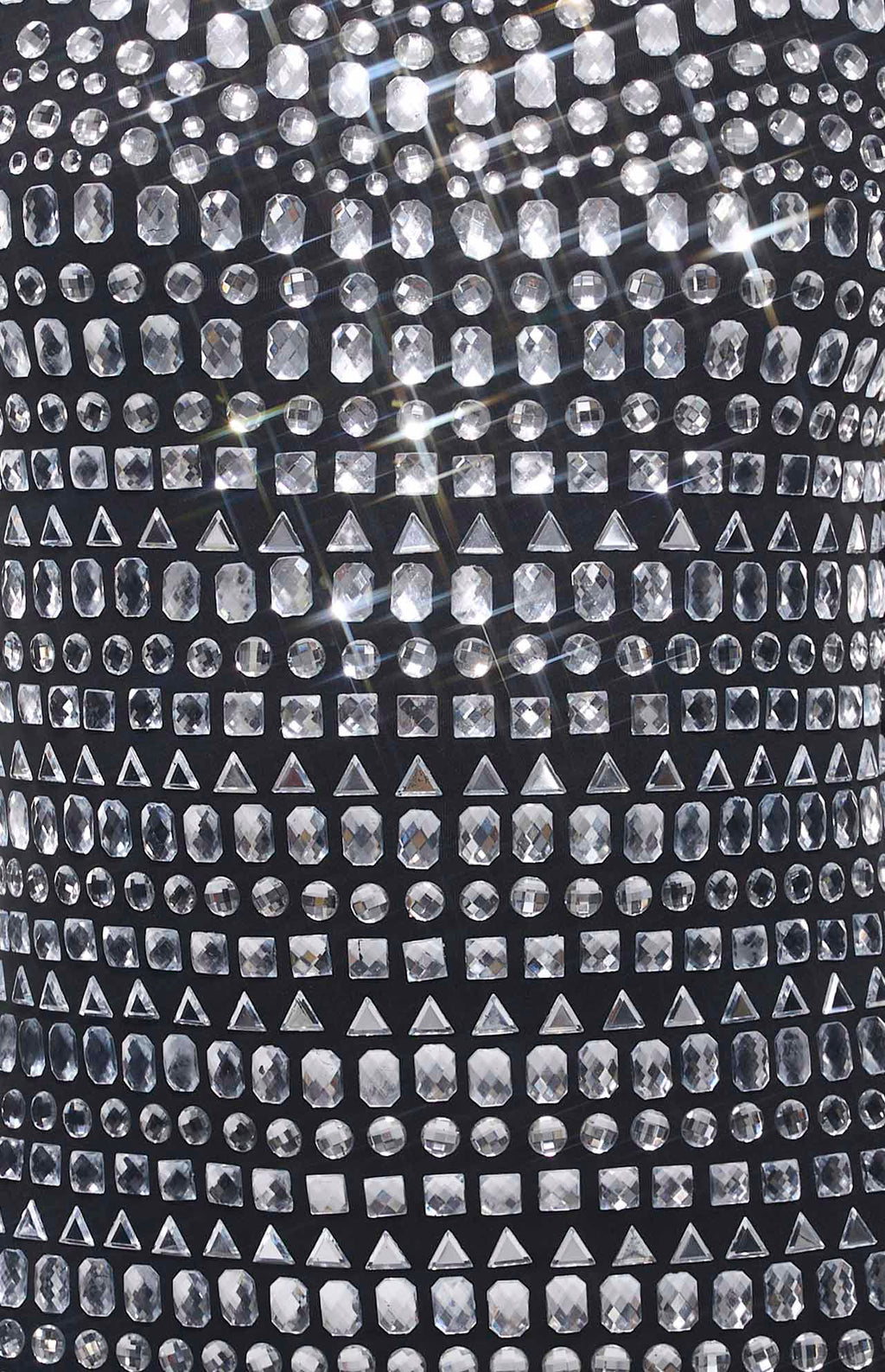 Bandage Diamante Crystal Embellished Mini Dress