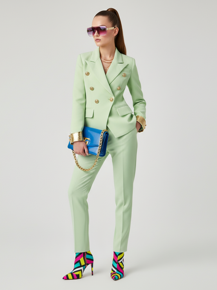 Double-Breasted Blazer Jacket | UPPER WEST SIDE