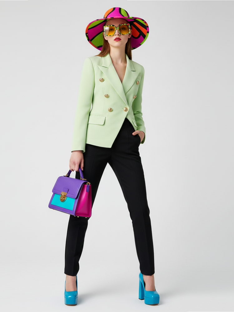 Double-Breasted Blazer Jacket | UPPER WEST SIDE