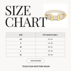 Double Buckle Western Waist Belt for Women