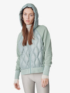 Down Zip Hoodie | Slate Gray