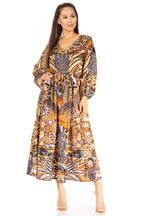 Katty Floral Print Women's Boho Maxi Dress