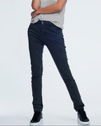 Drop Crotch Skinny Jean in Grey
