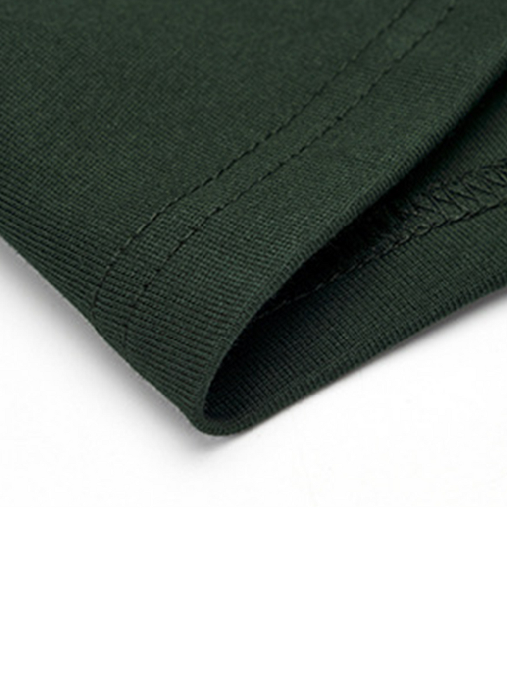Aero Boxy Crop Tee | Dark Green