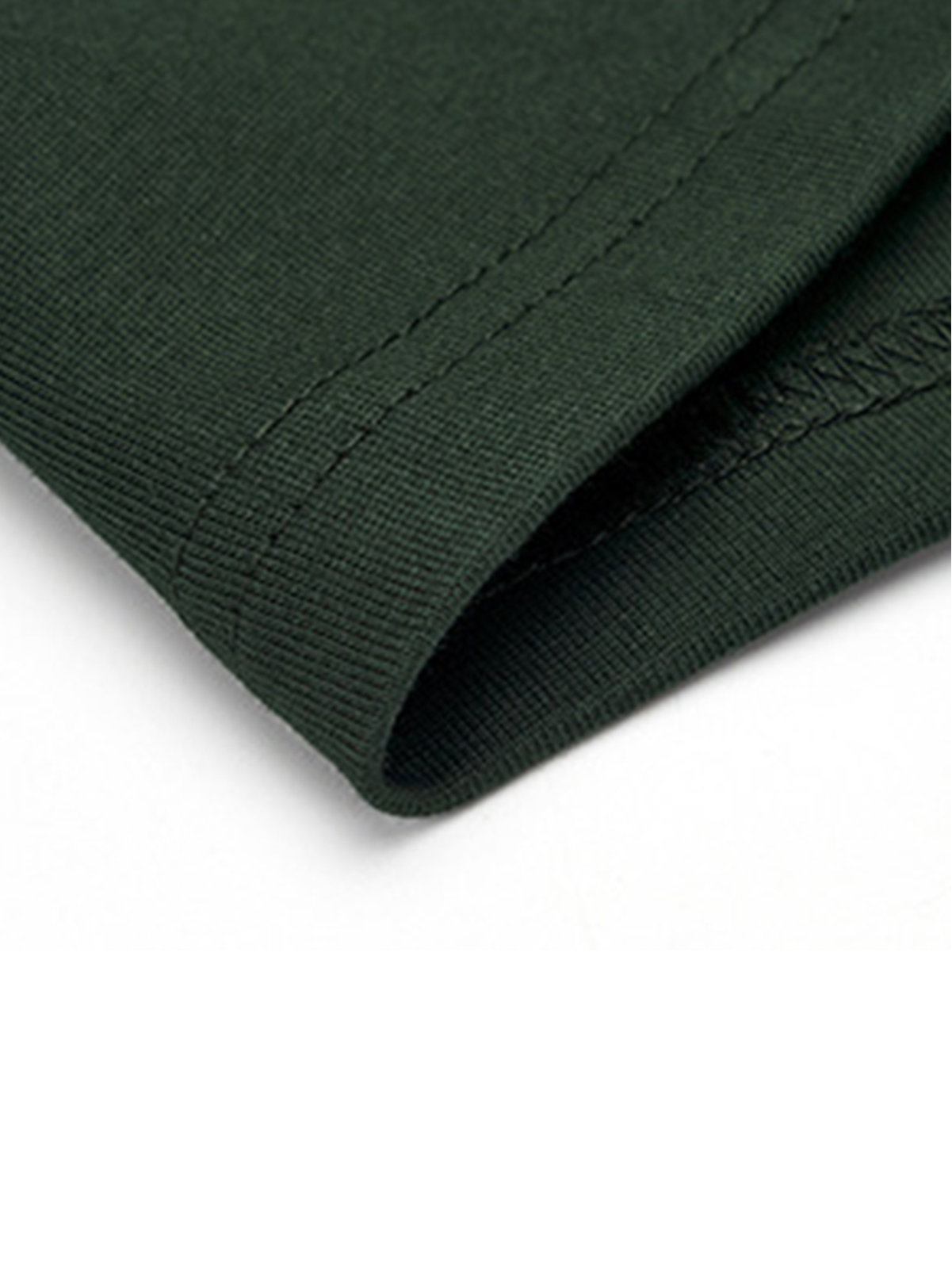 Aero Boxy Crop Tee | Dark Green