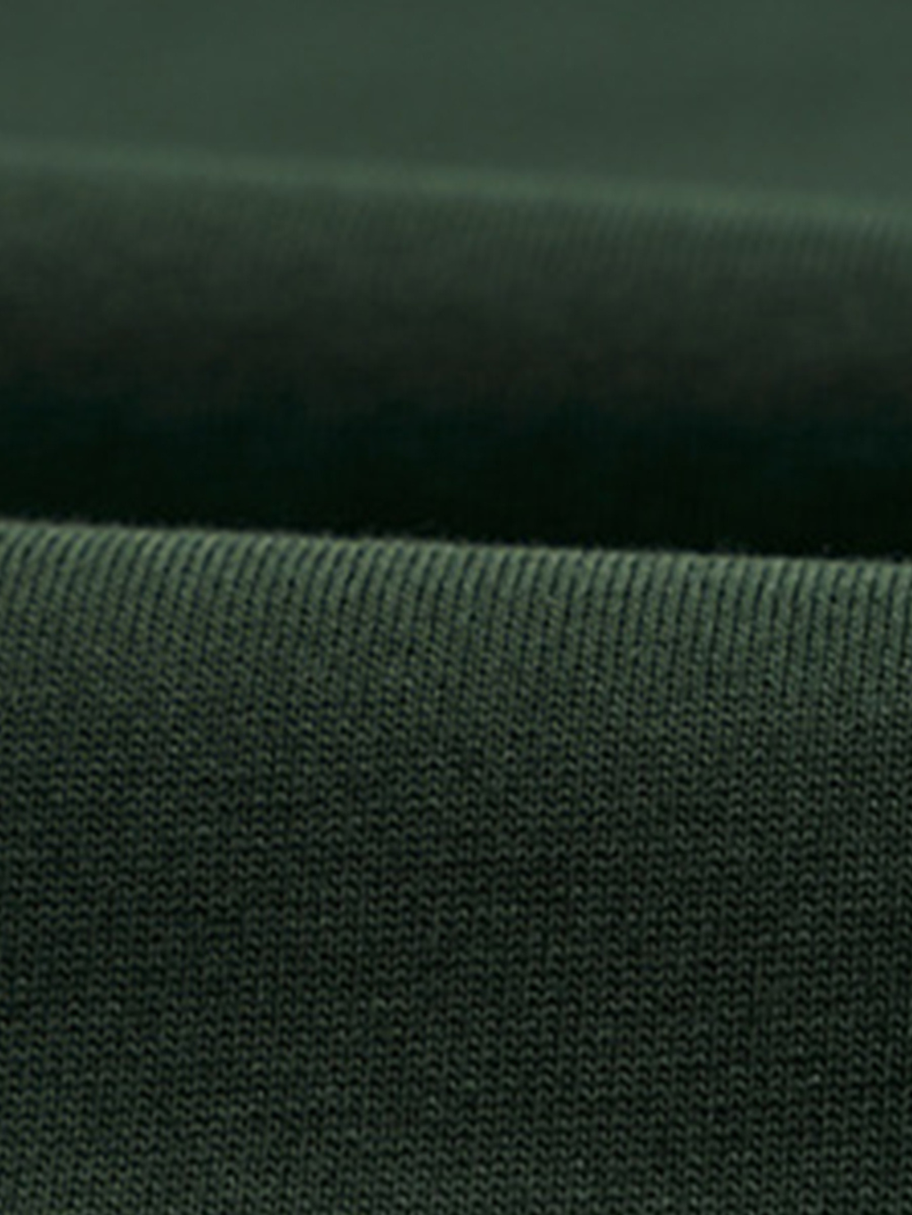 Aero Boxy Crop Tee | Dark Green