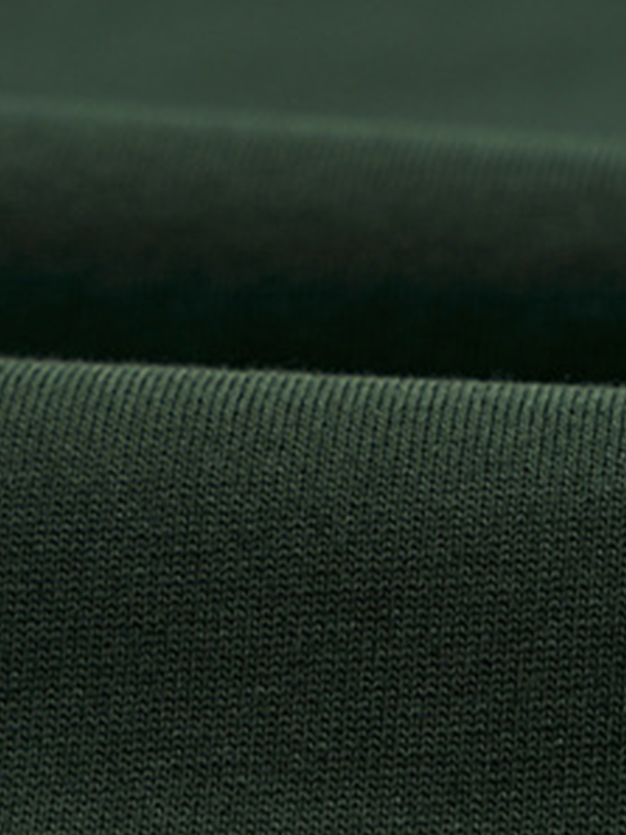 Aero Boxy Crop Tee | Dark Green