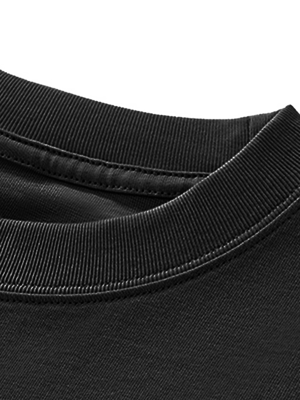 Aero Boxy Crop Tee | Black