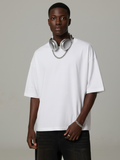 Aero Boxy Crop Tee | White