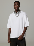 Aero Boxy Crop Tee | White
