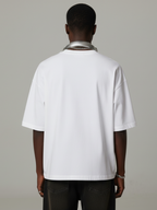 Aero Boxy Crop Tee | White