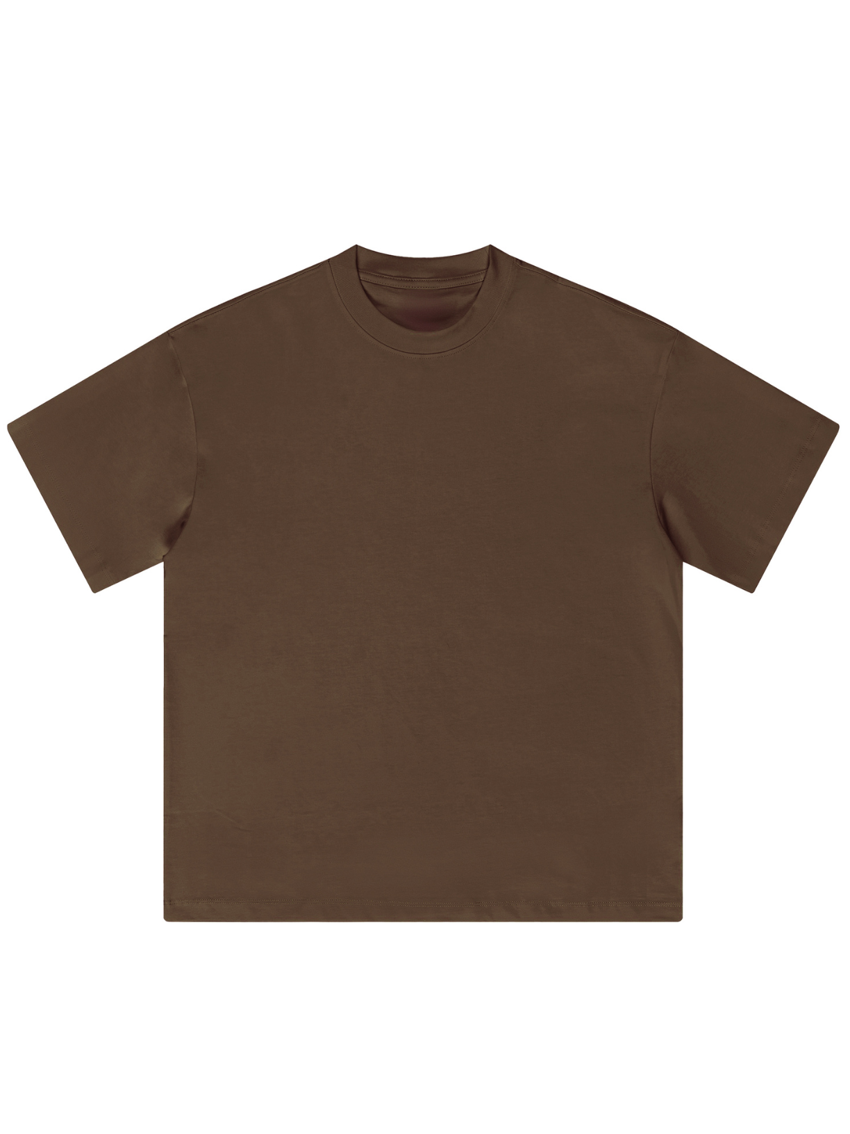 Aero Boxy Crop Tee | Brown