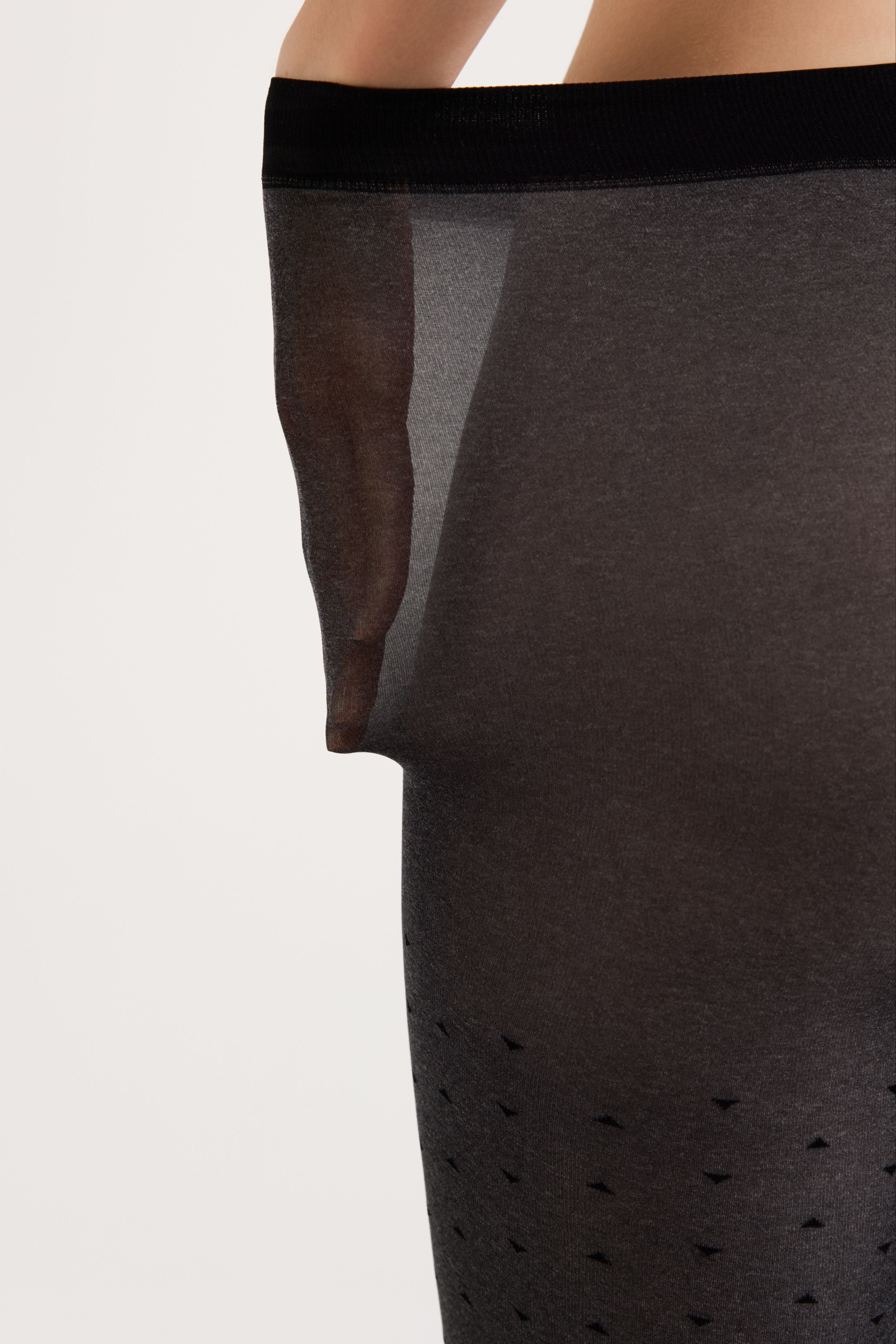 Conte Effect Fantasy Tights | Melange Triangle