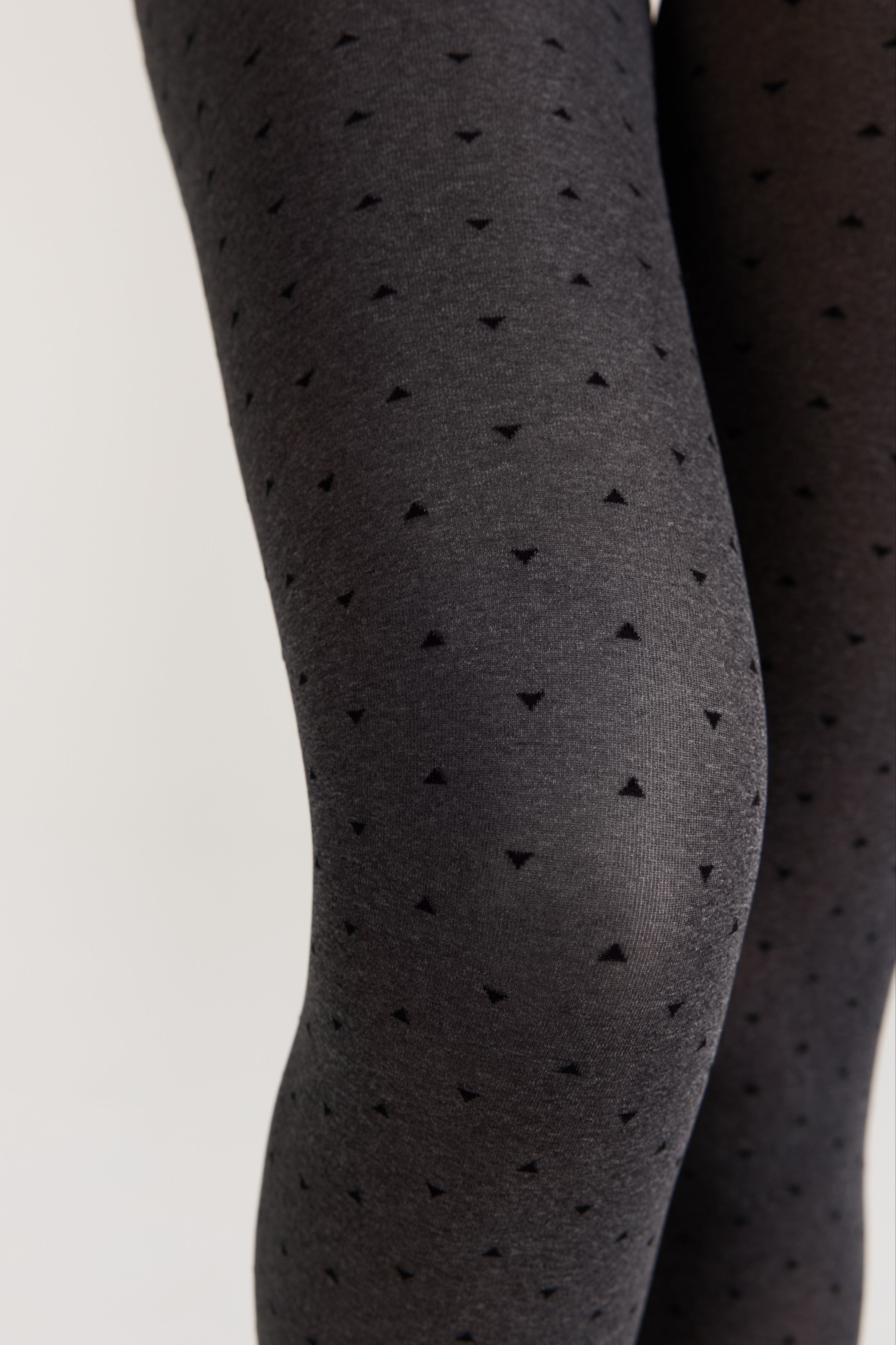 Conte Effect Fantasy Tights | Melange Triangle