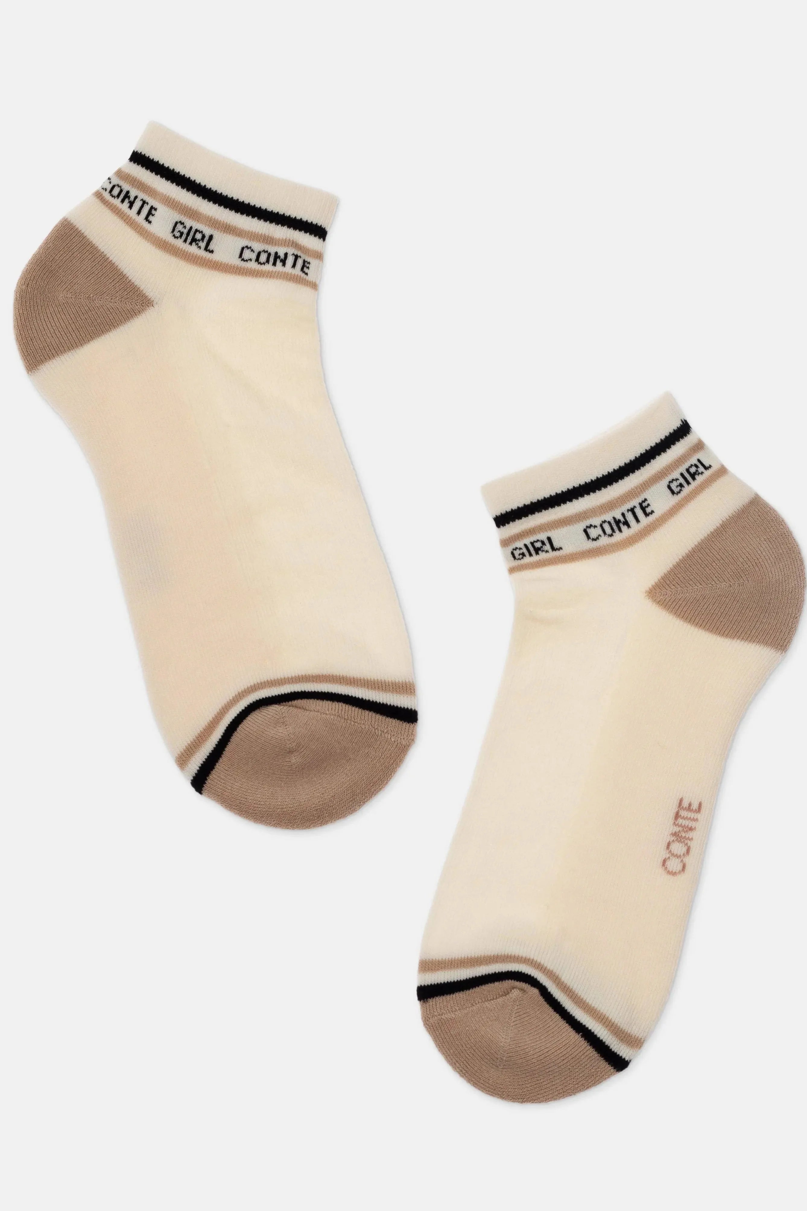Cotton Ankle Socks Conte Active 572 | Terry Foot